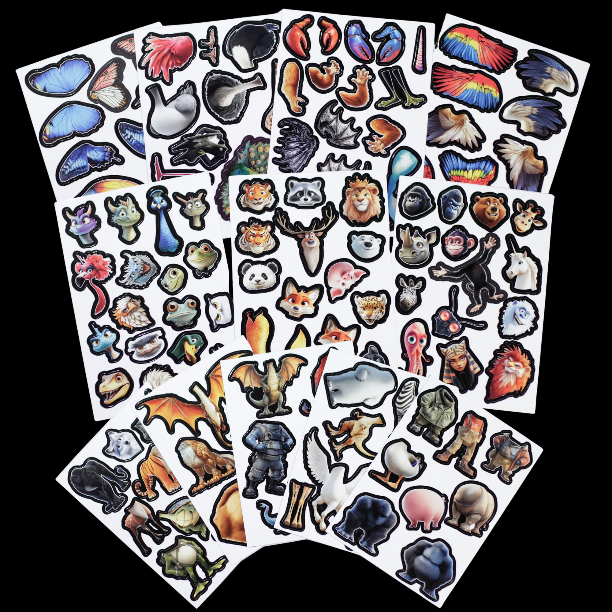 Filigree Fox Design die-cut monster magnets with movie-quality charm.