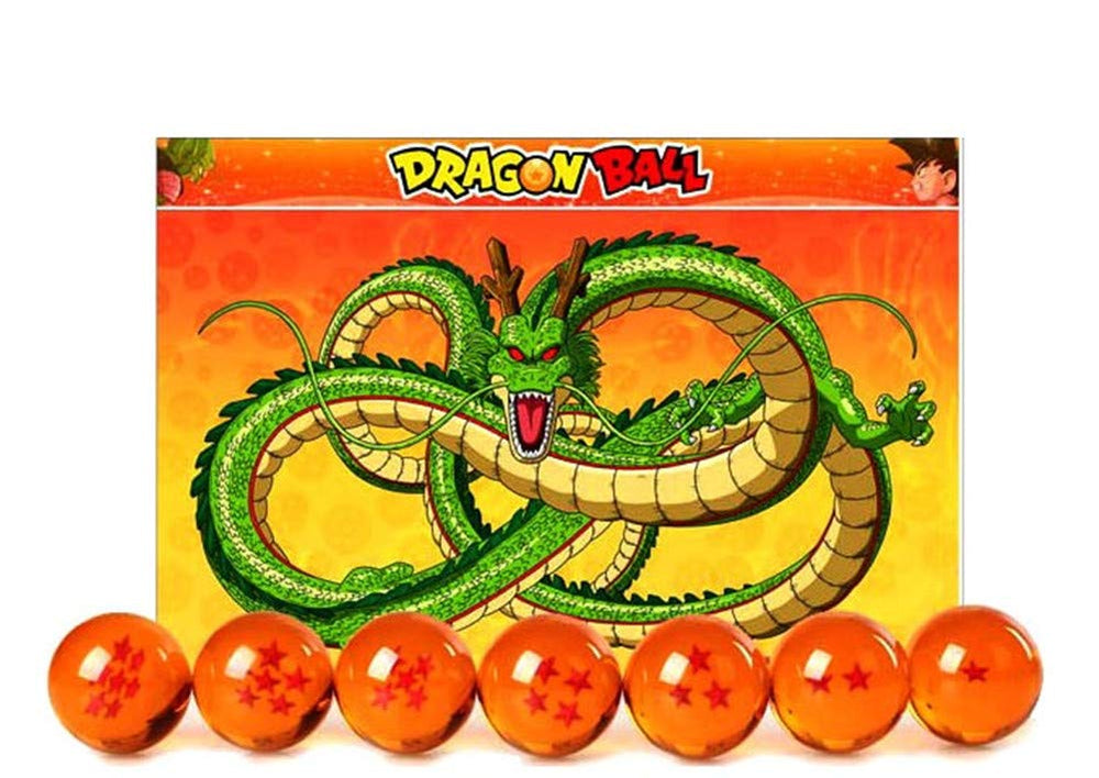 Filsumer Dragon Ball 57mm pairs with tabletop decor and shelves.