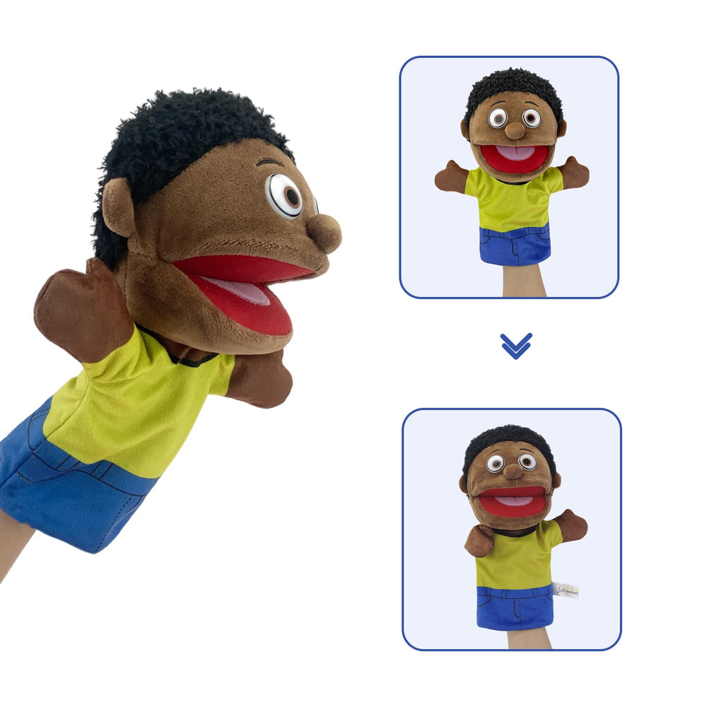 FIMIGID African-style mother puppet enhances bedtime stories and imaginative play.