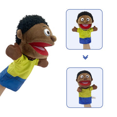 FIMIGID African-style mother puppet enhances bedtime stories and imaginative play.