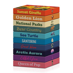 Final Piece Puzzles printed in the USA with high-quality inks and materials.
