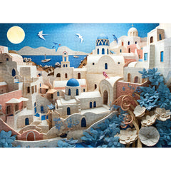 Final Piece Puzzles Santorini display box adds décor value