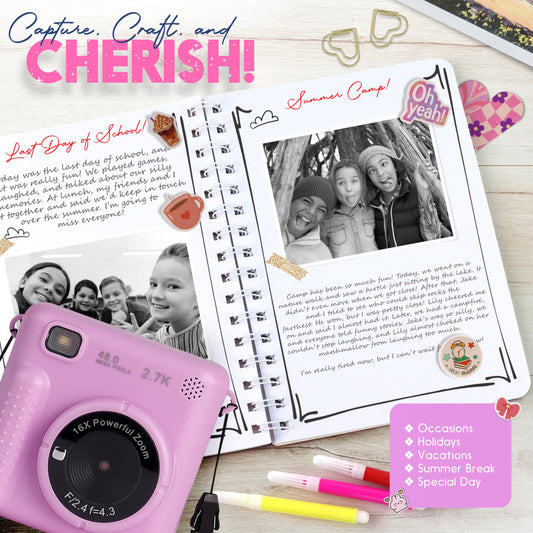 FINcredible Photomaker Kit child using camera to capture memories.