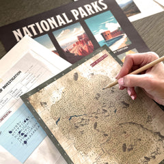Finders Seekers puzzles and ciphers challenge players with clever clues and teamwork.