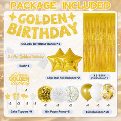 FINDRICH Gold Foil Fringe Curtain creates a shimmering party entrance.