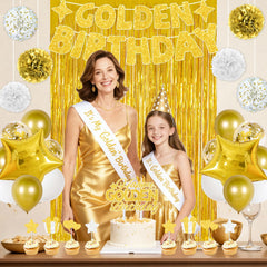 FINDRICH Star Foil Balloons brighten the room for festive moments.