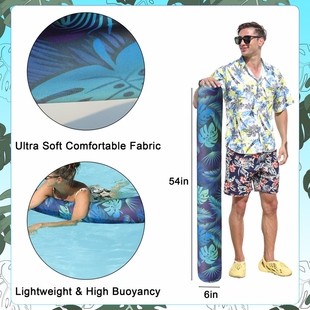 FindUWill adult pool noodles provide buoyant support for swimming practice.