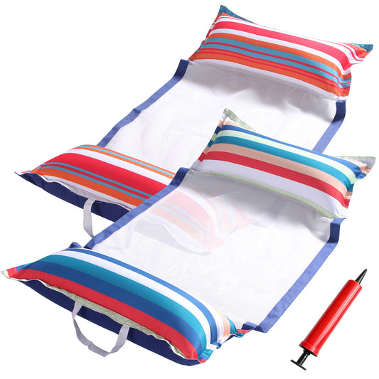 FindUWill fabric pool hammock XL in hammock-area mode for spacious lounging.