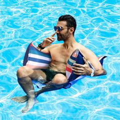 FindUWill inflatable water pillow pair supports neck comfort during lounging.