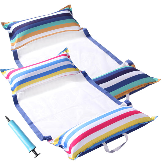 FindUWill pool hammock floats XL 2-pack for sun-soaked lounging.