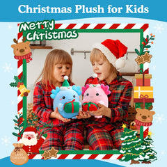 Finebee axolotl plush gift for family and friends, a thoughtful holiday surprise.