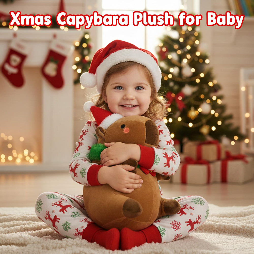 Finebee capybara plush features ultra-soft fabric ideal for cuddling.