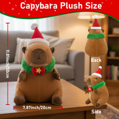 Finebee capybara plush offers cozy texture for winter evenings.