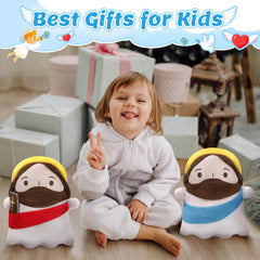 Finebee Jesus Plush makes a thoughtful baptism or communion gift.