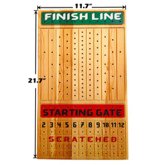 FINENI dice and cards for strategic horserace play