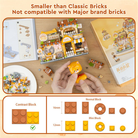 Finger Rock Cat Mini Shop Assembly captures detailed craftsmanship and satisfying building experience.