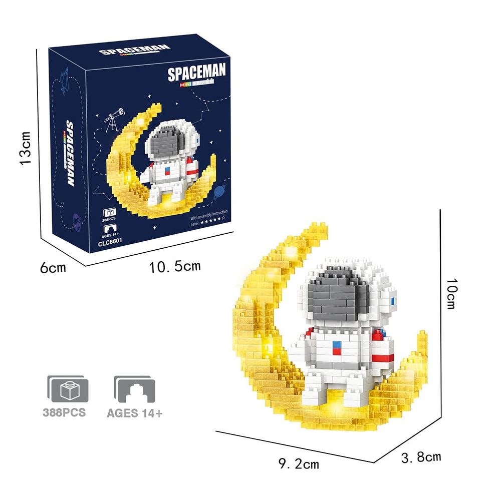 Finger Rock space-themed ornament idea complements a home office or study.