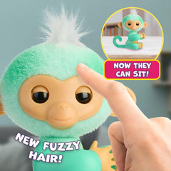 Fingerlings Ava reacts to touch via sensors on head and belly.