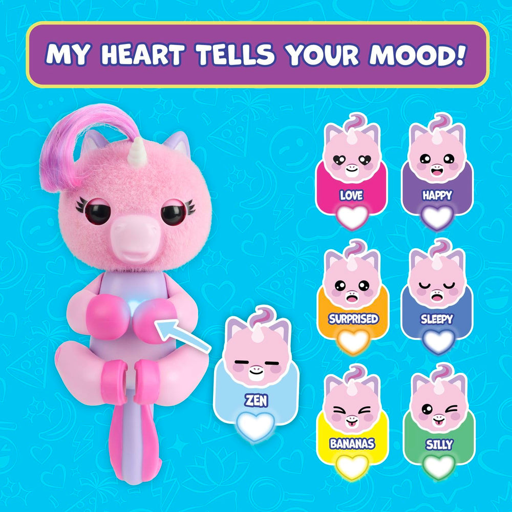 Fingerlings Mimi Pink mood-guessing lets you explore feelings in a fun moment.