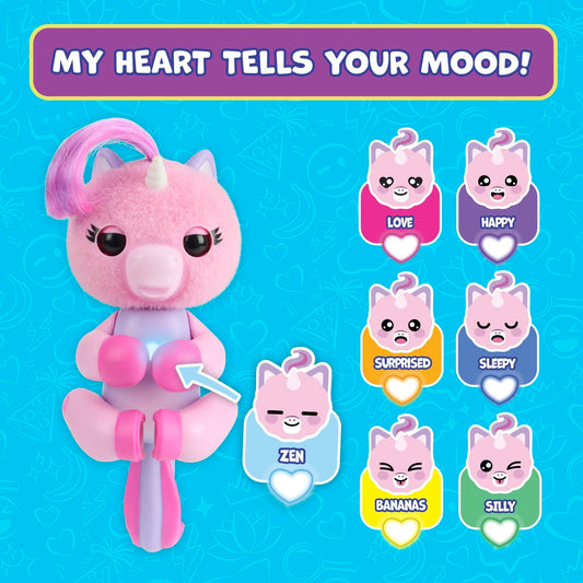 Fingerlings Mimi Pink mood-guessing lets you explore feelings in a fun moment.