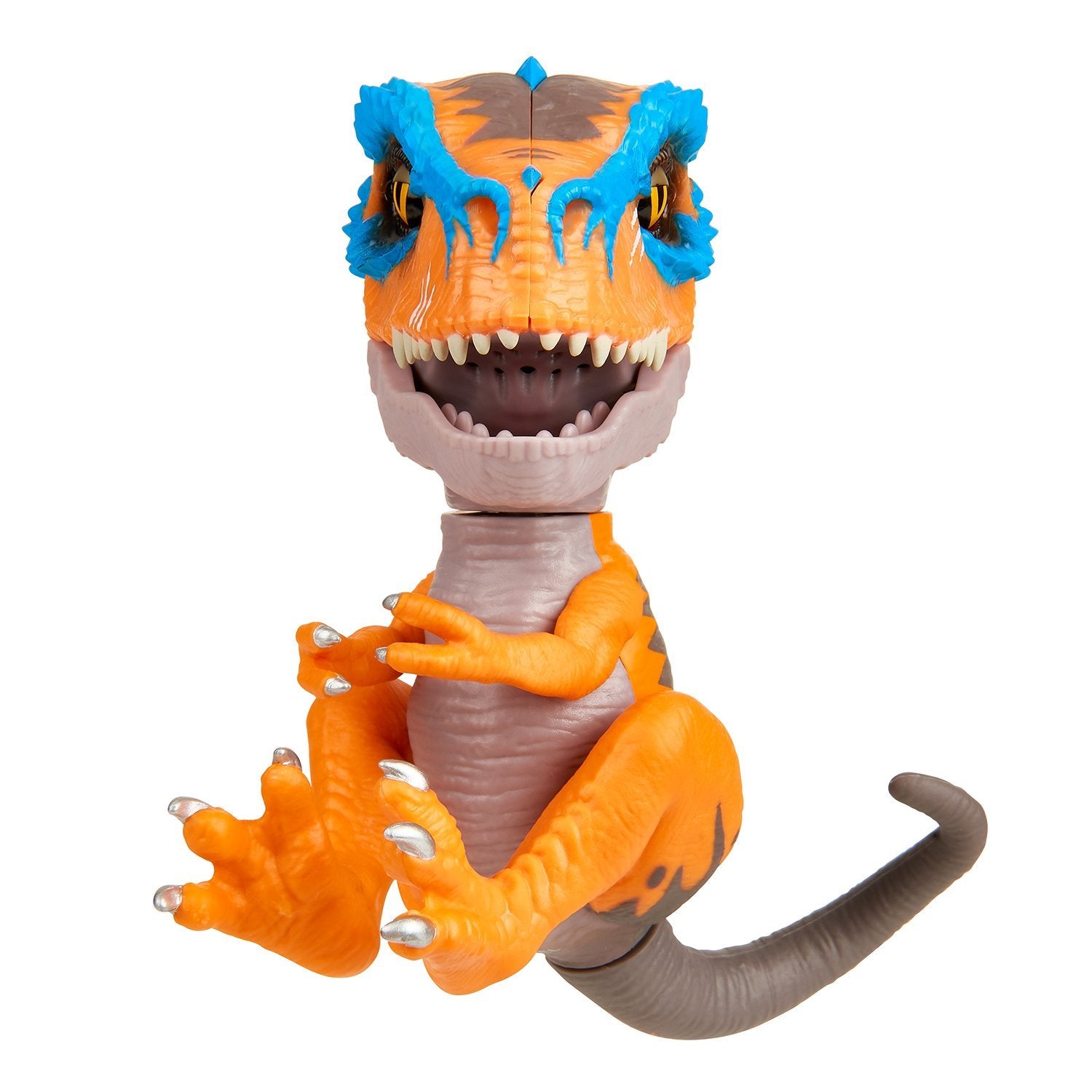 Fingerlings Untamed T-Rex Scratch orange roaring and chomping
