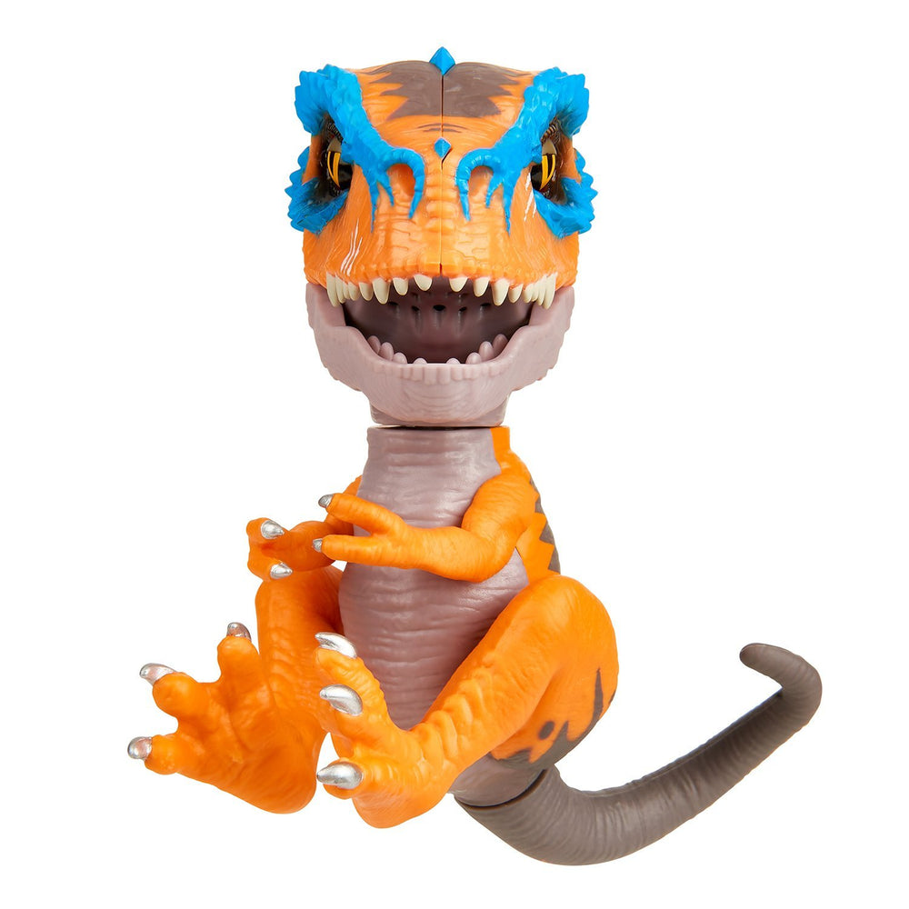 Fingerlings Untamed T-Rex Scratch orange roaring and chomping