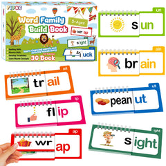 FIPKE Word Family Build Book front cover with bright illustrations to engage early readers