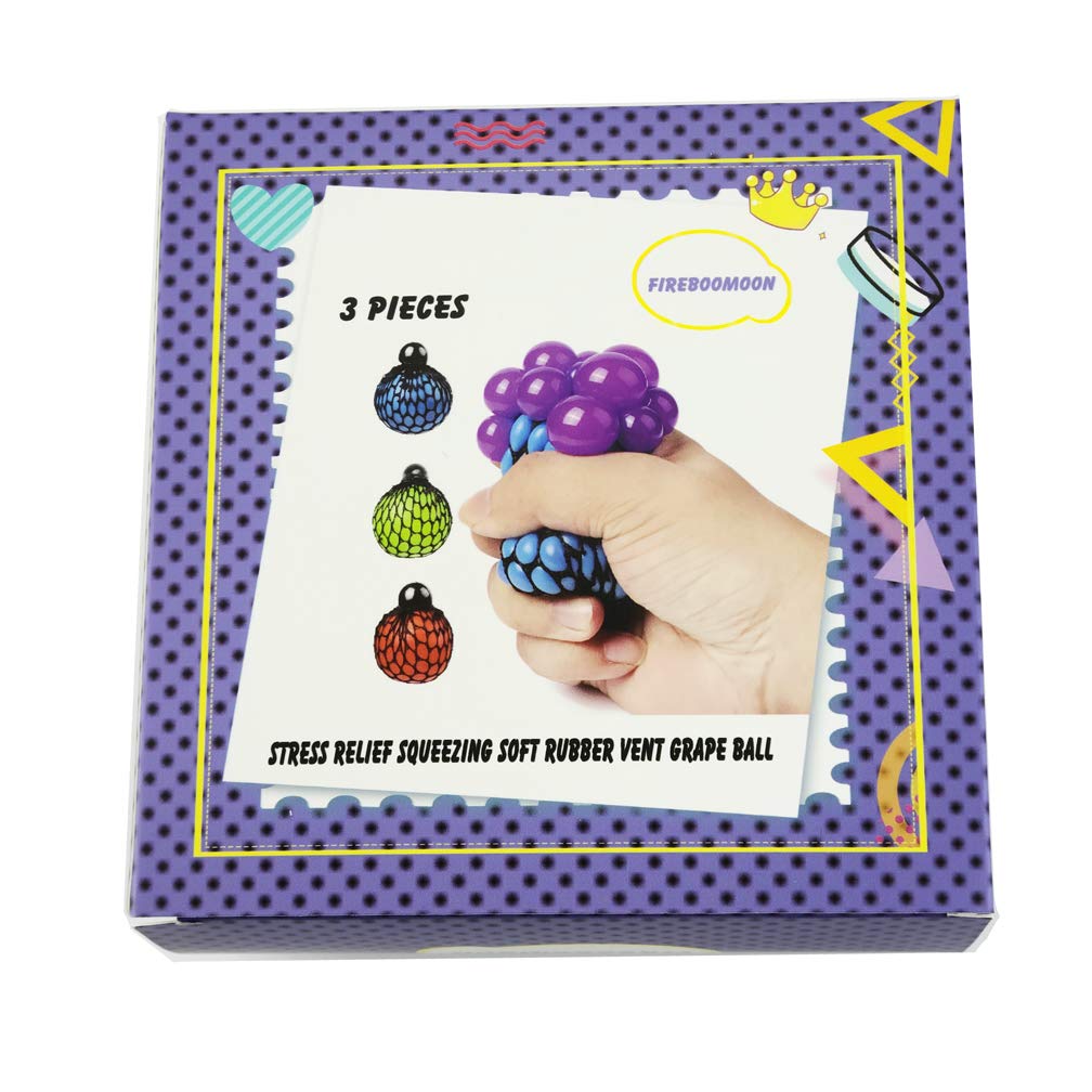 Fireboomoon hand-wrist toy packaging demonstrates portable stress relief on the go.