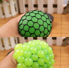 Fireboomoon mesh squeeze action demonstrates product's satisfying tactile feedback.
