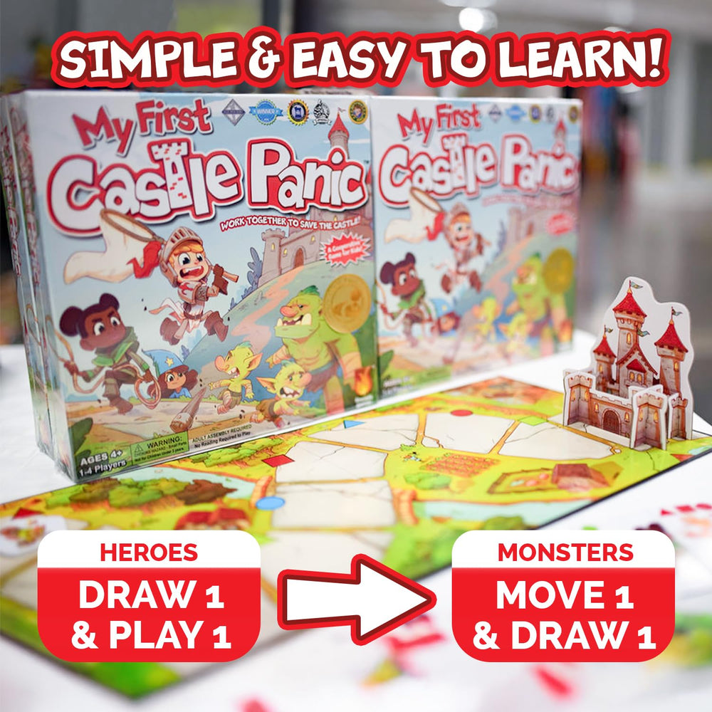 Colors and shapes teach early learning with My First Castle Panic