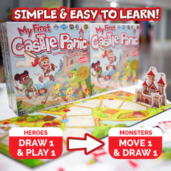 Colors and shapes teach early learning with My First Castle Panic