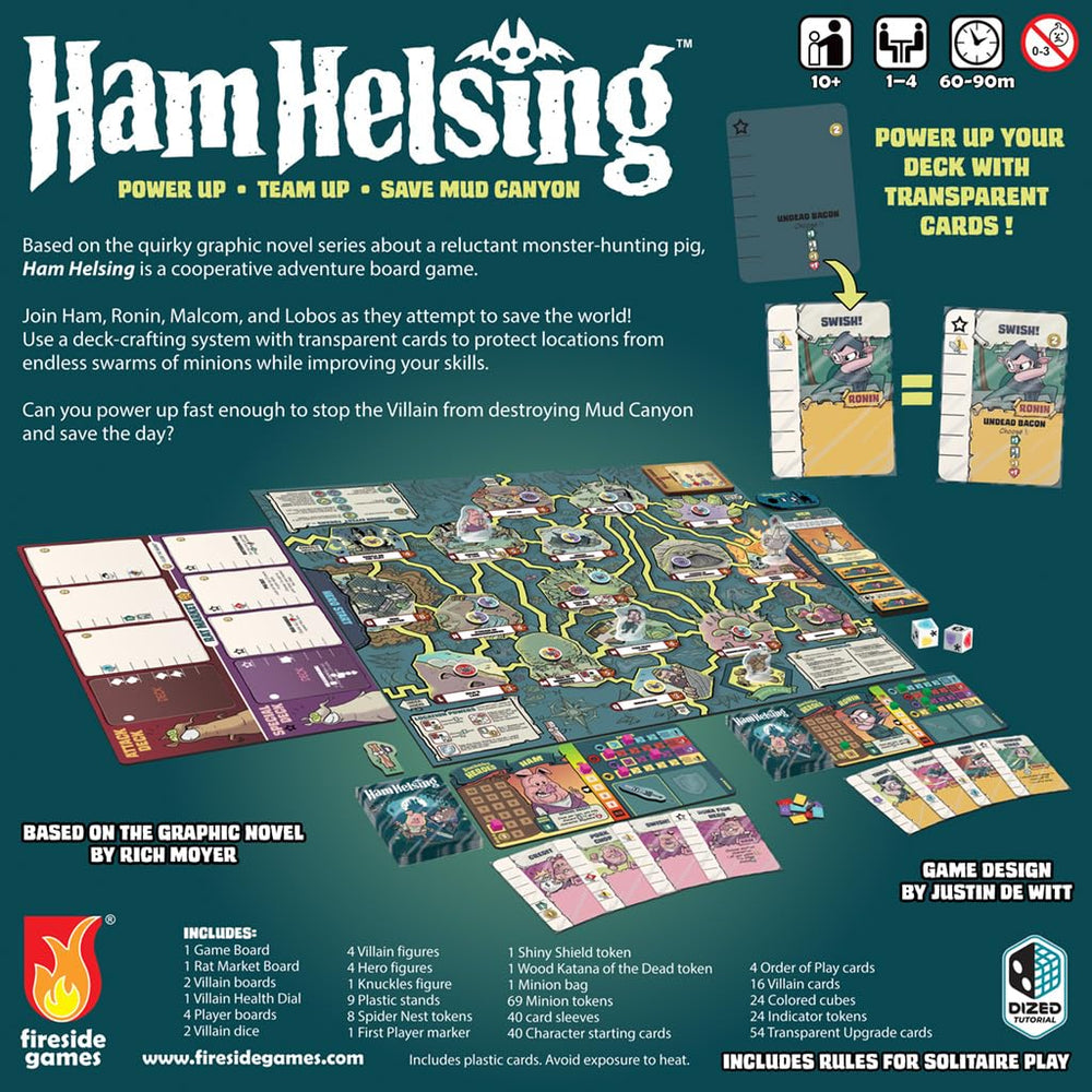 Ham Helsing cooperative game setup invites shared strategy and friendly competition.