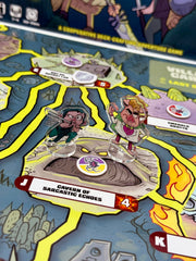 Ham Helsing deck-crafting play showcases synergistic combos between teammates.