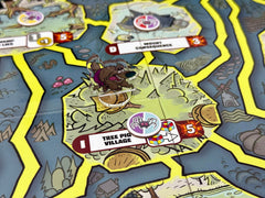 Ham Helsing mud canyon map scene sets the spooky setting for adventures.