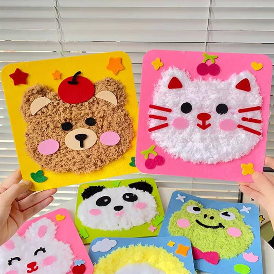 First Sewing Kit pig stitching supports creative storytelling through simple embroidery.