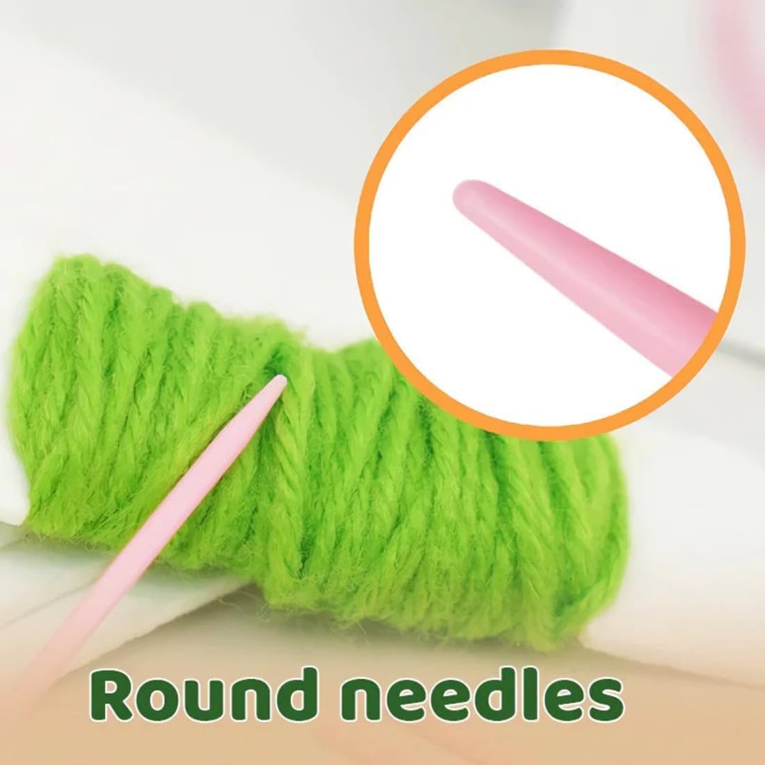 First Sewing Kit plastic safety needles ensure worry free crafting sessions.