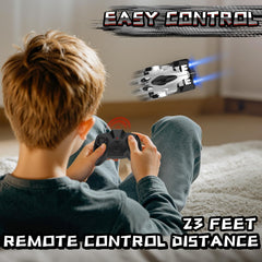 FirYawee 360° rotation stunt car performing a dynamic spin