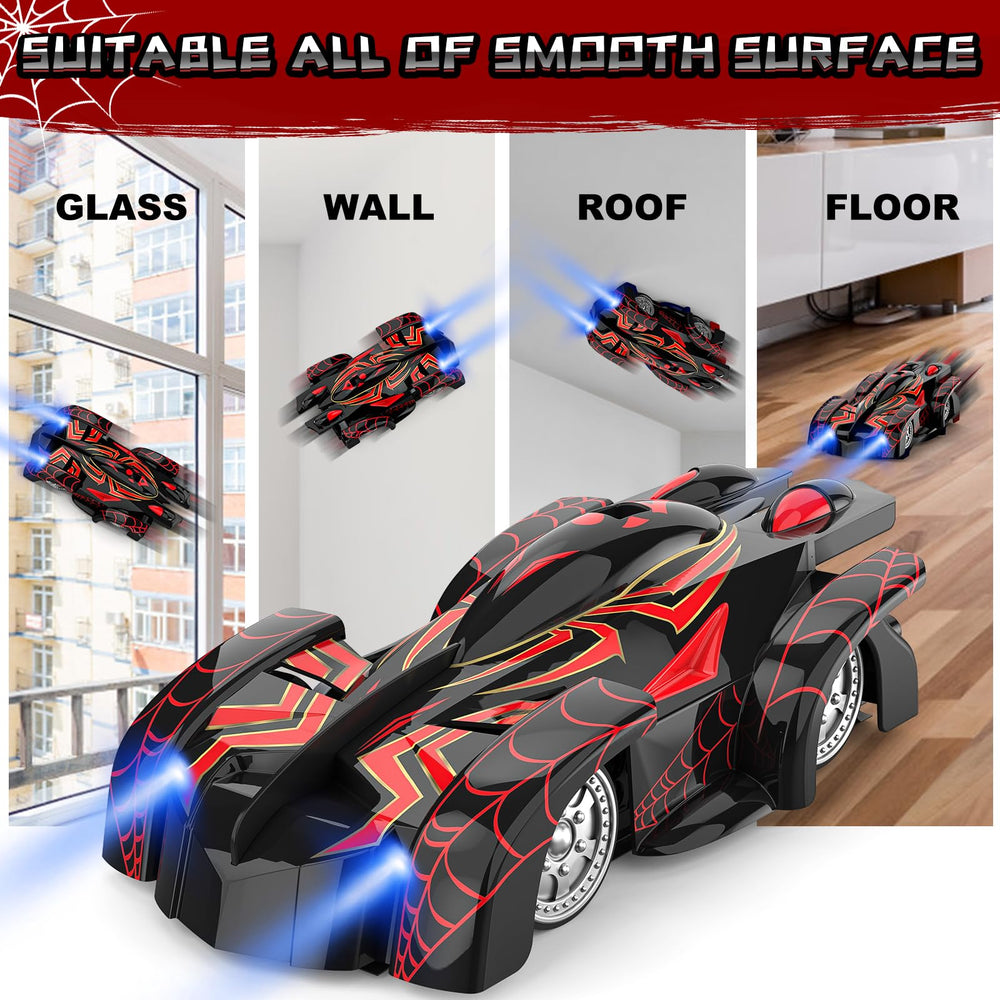FirYawee RC car with LED headlights for realistic night driving
