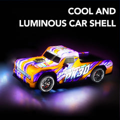 Fisca 1/16 RC drift car night lights for dramatic nighttime runs