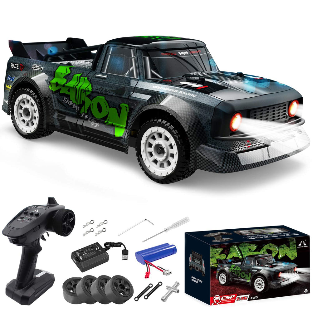 Fisca 1/16 RC car drifting action for high speed thrills
