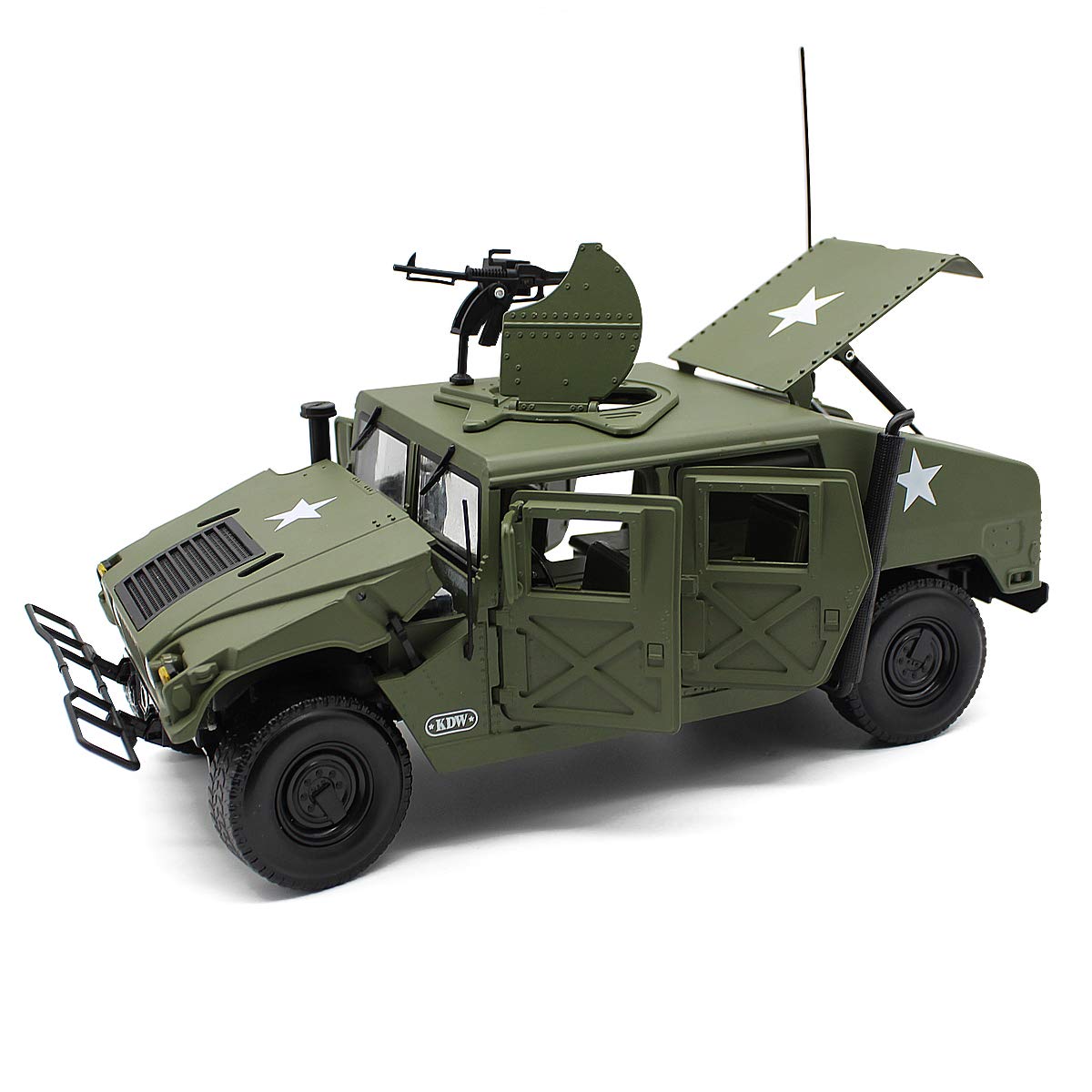 Fisca 1/18 scale model car trunk open shows versatile decor and toy options.