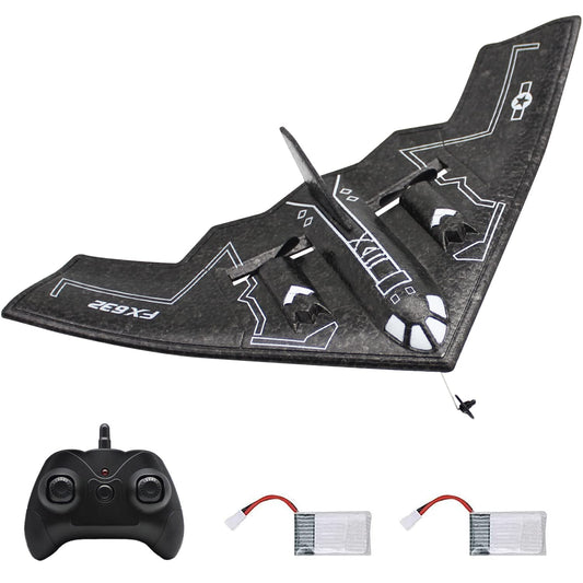 Fisca B-2 Spirit front view with ready-to-fly stealth design for beginners