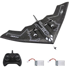 Fisca B-2 Spirit front view with ready-to-fly stealth design for beginners