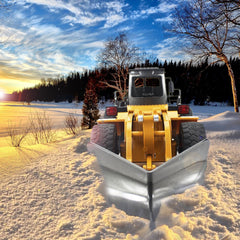 fisca Detailed 1:18 Scale captures a realistic snow plow look.