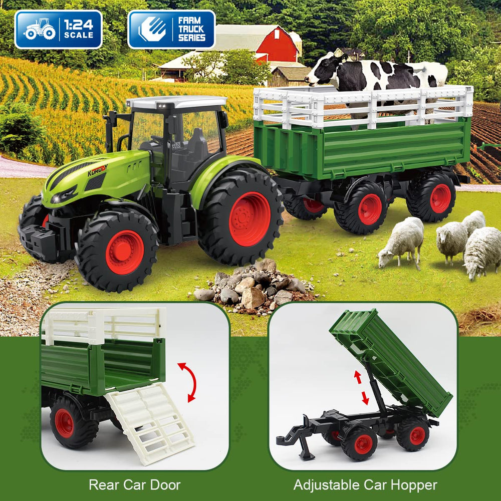 Fisca Kids RC tractor conveyor accessory for interactive farming scenes
