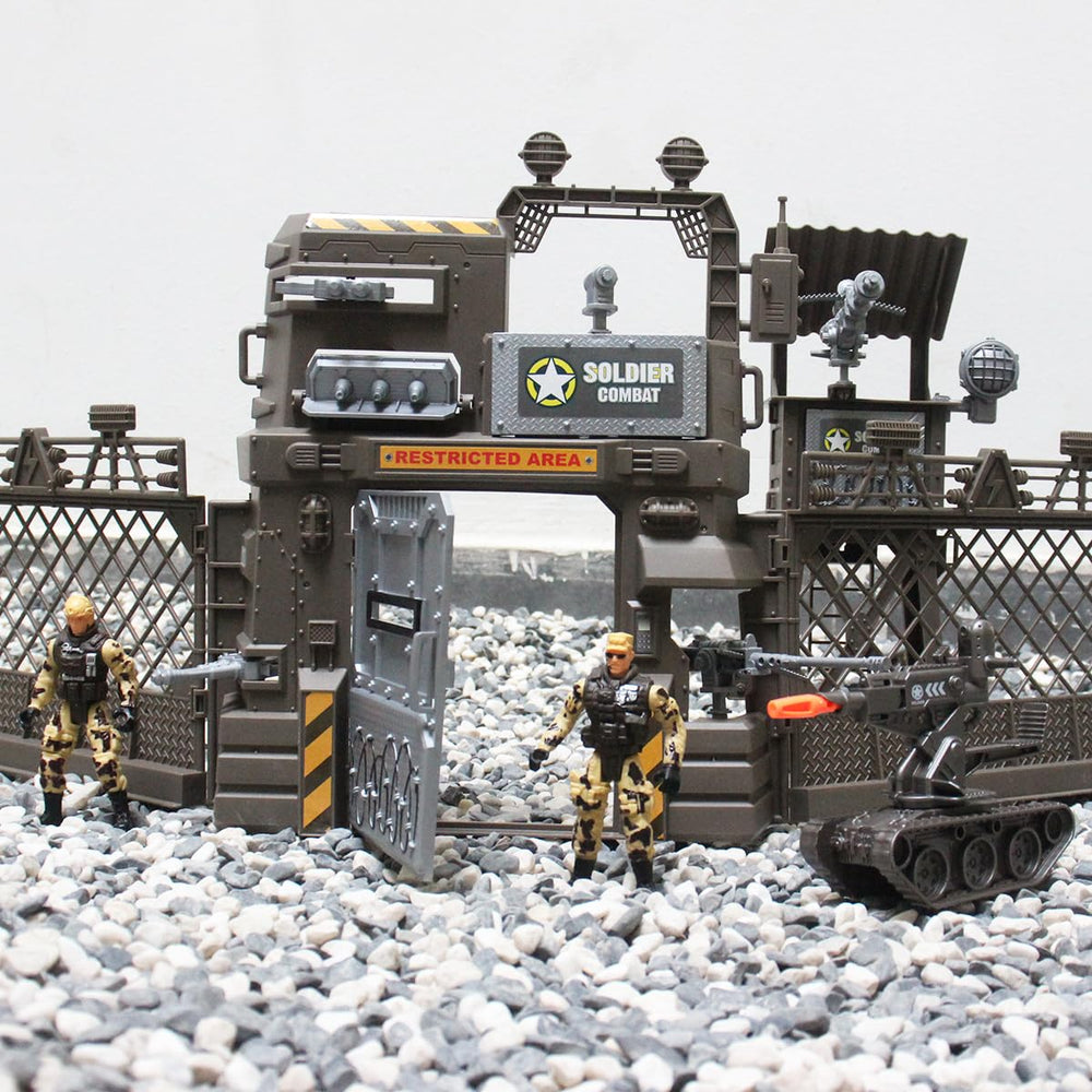 Fisca tank vehicle for action-packed pretend battles.