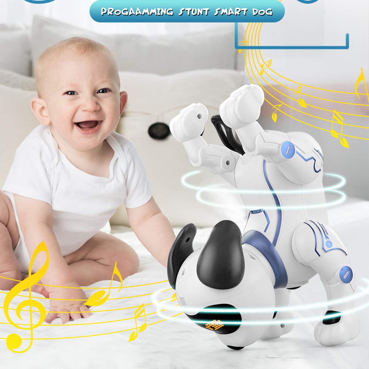 Fisca programmable dog enabling kids to choreograph actions