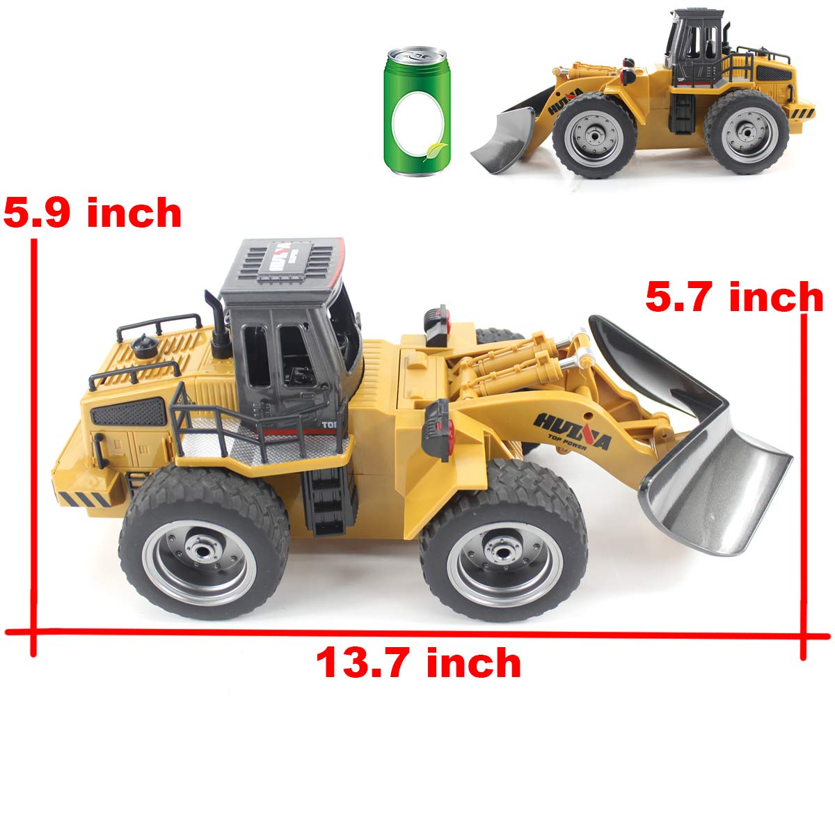 fisca RC Truck LED Lights add nighttime visibility and excitement.