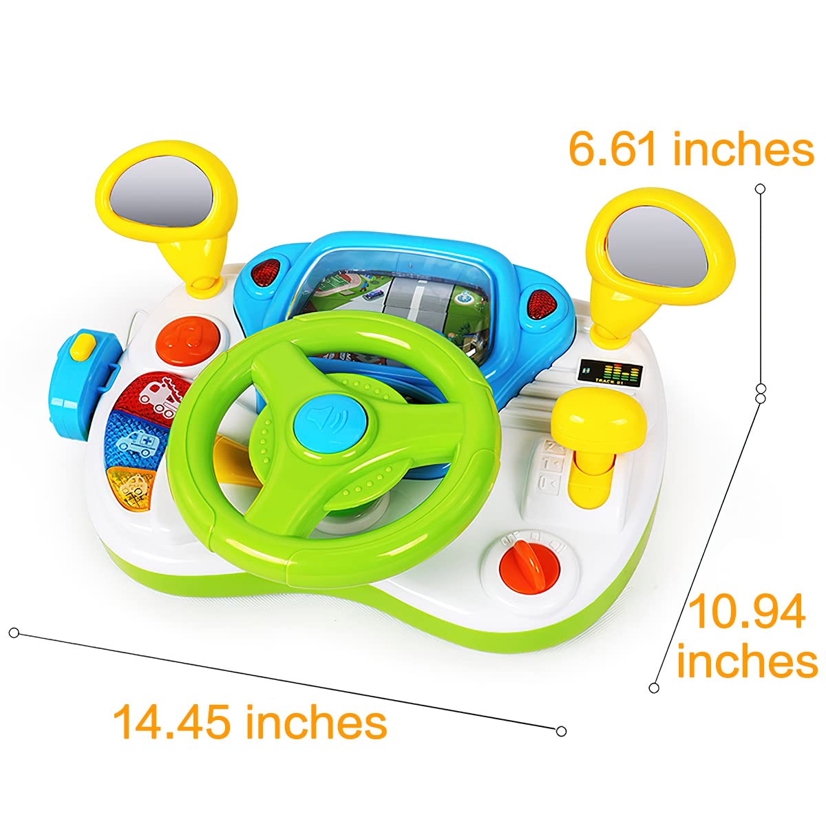 fisca toddler educational toy packaging view showing vibrant design inviting imaginative driving