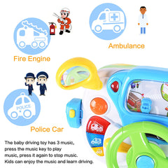 fisca toddler megaphone and horn feature encourages talking and honking in safe play